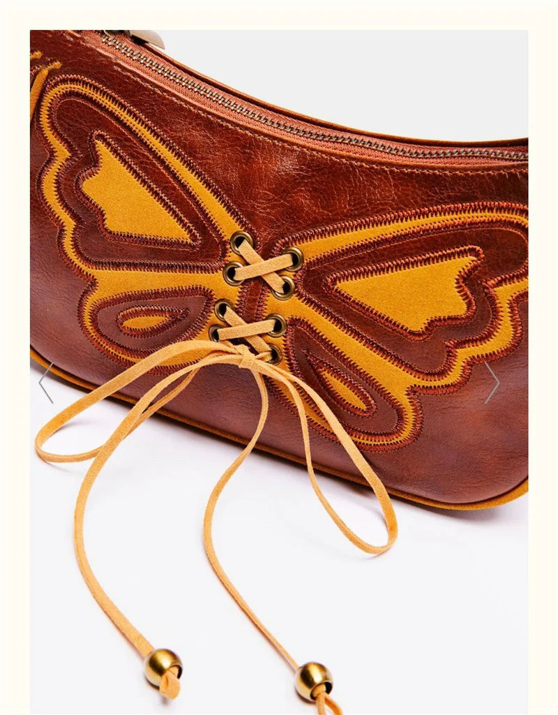 Vintage Butterfly Shoulder Bag - Image 7