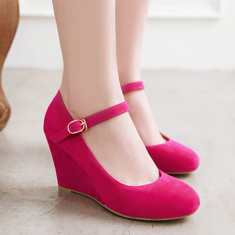 Vintage Frosted Suede Shoes - Image 3
