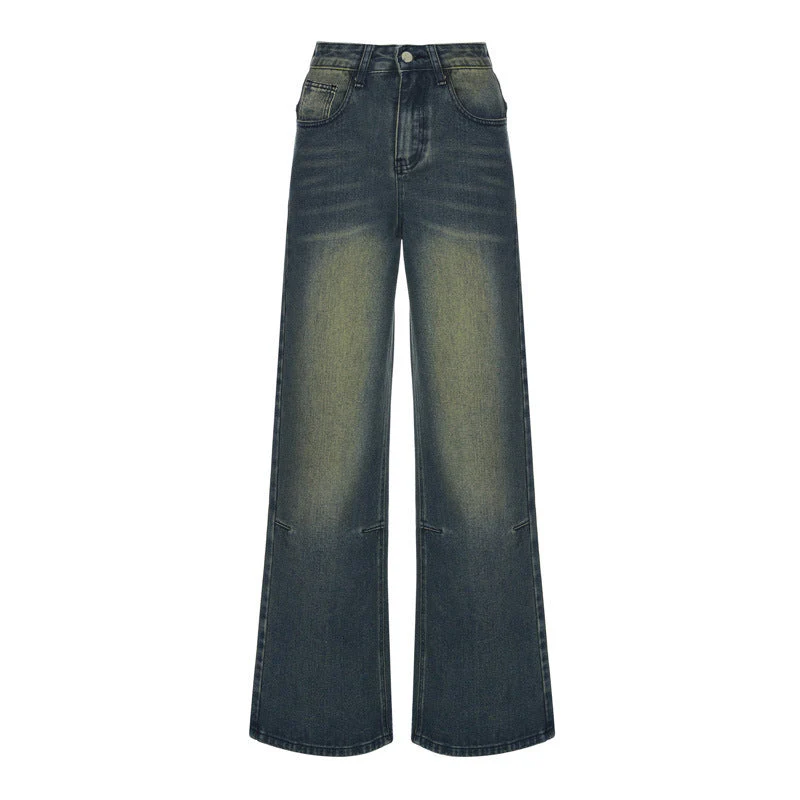 Vintage Gradient Wash Straight Leg Jeans - Image 3