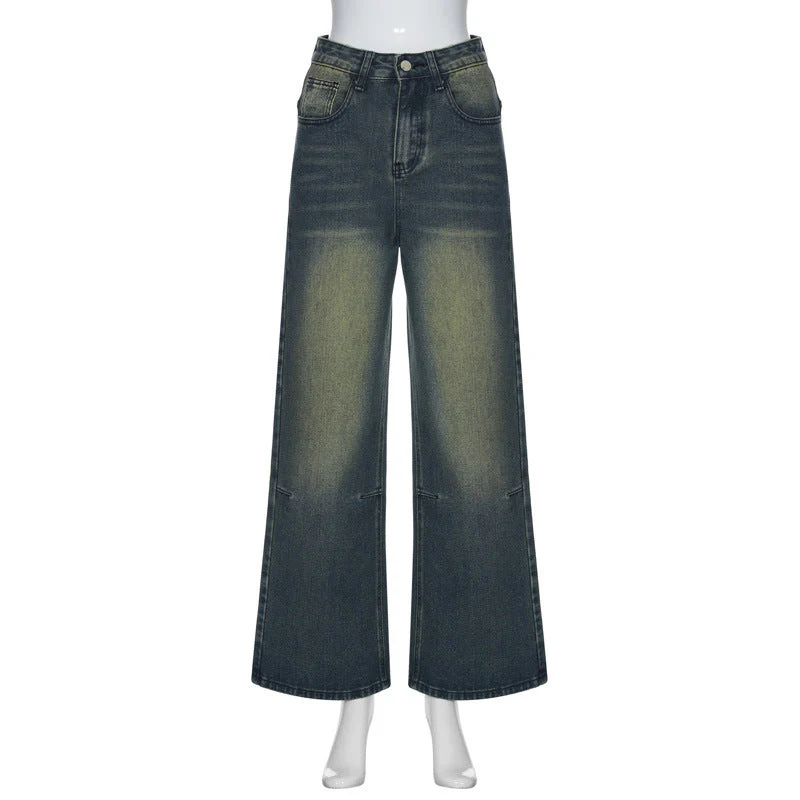Vintage Gradient Wash Straight Leg Jeans - Image 5