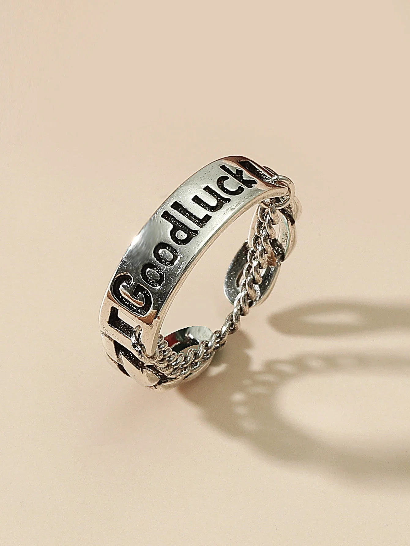 Vintage Open Chain Ring - Image 2