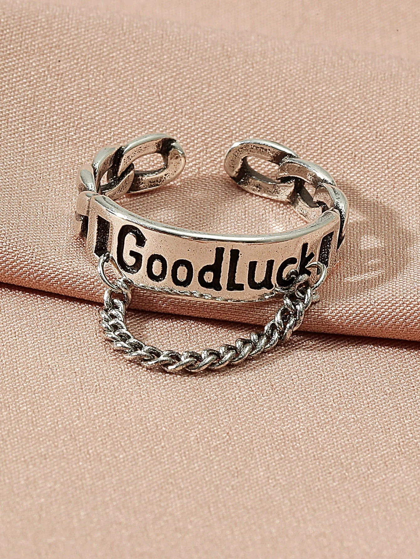Vintage Open Chain Ring - Image 3