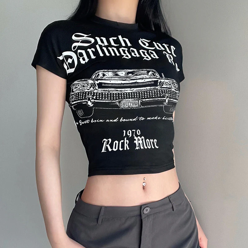 Vintage Print Short Sleeve Tee - Image 3