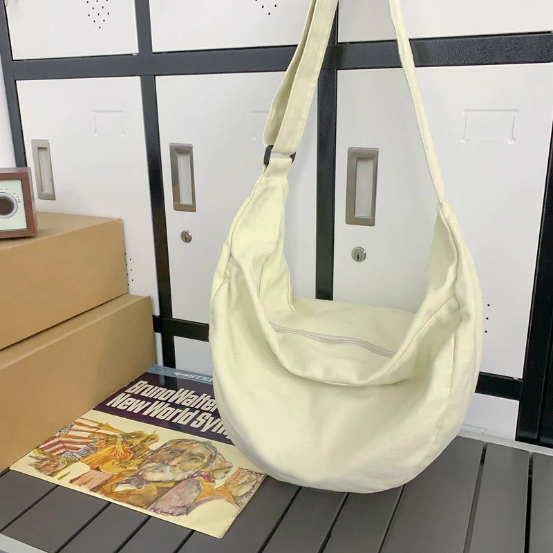 Vintage Wash Large Canvas Shoulder Bag - Image 2