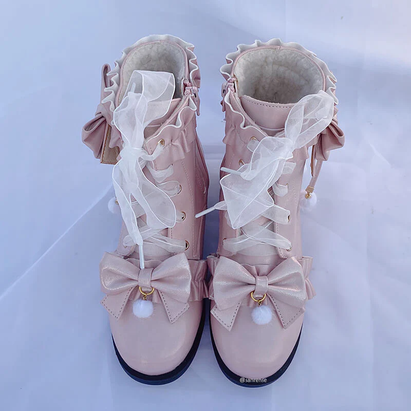 Bow Lolita Boots - Image 4