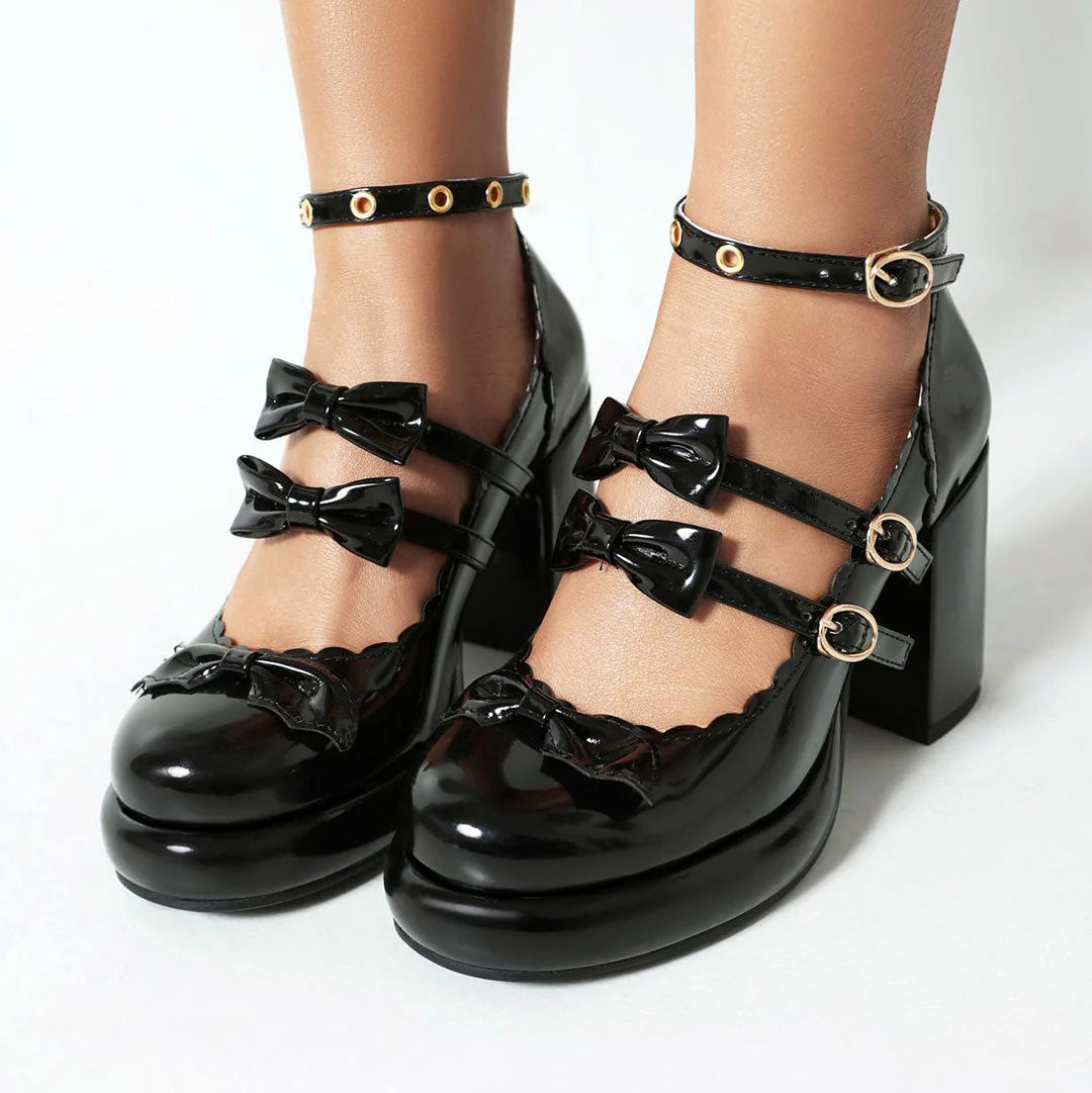 Wings Bow Heels Shoes - Image 5