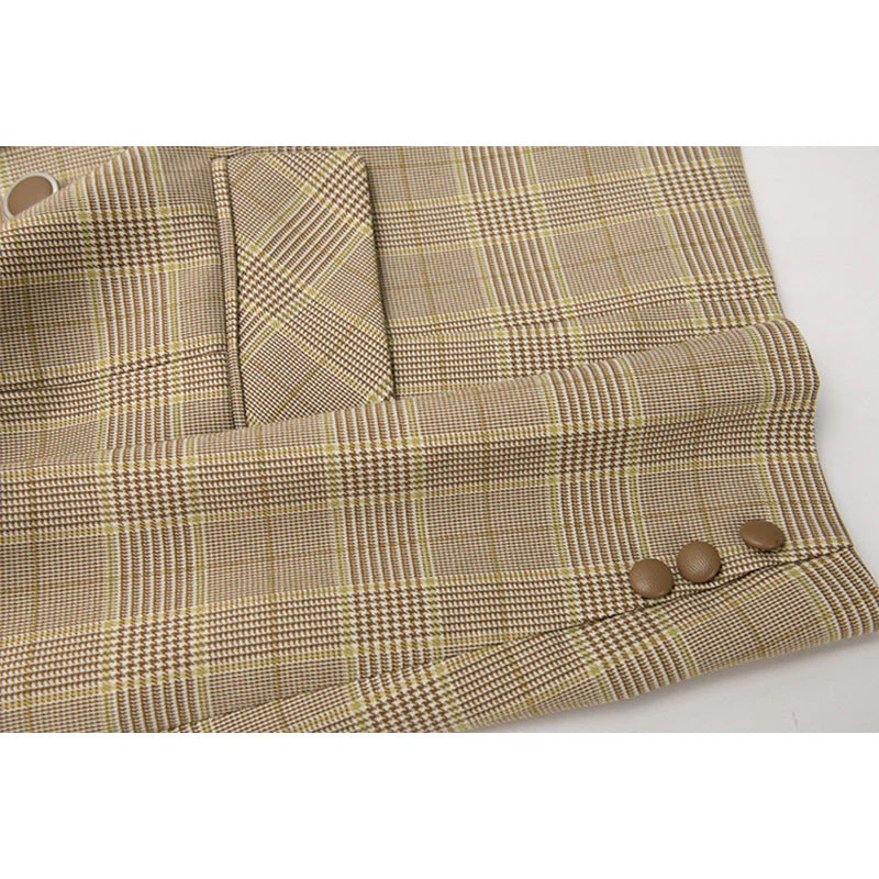Women's plaid blazer - Image 5