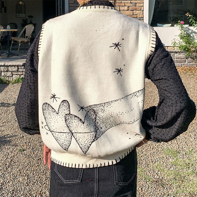 Wonderland Rabbit Knit Vest - Image 2