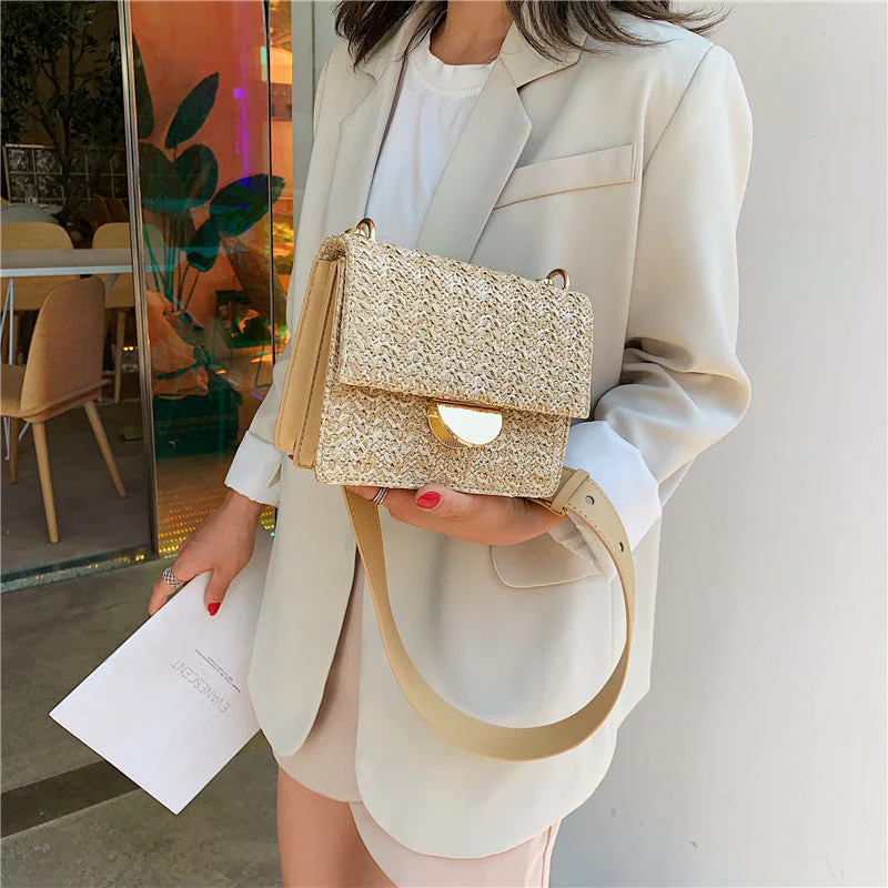 Woven small square bag - Image 2