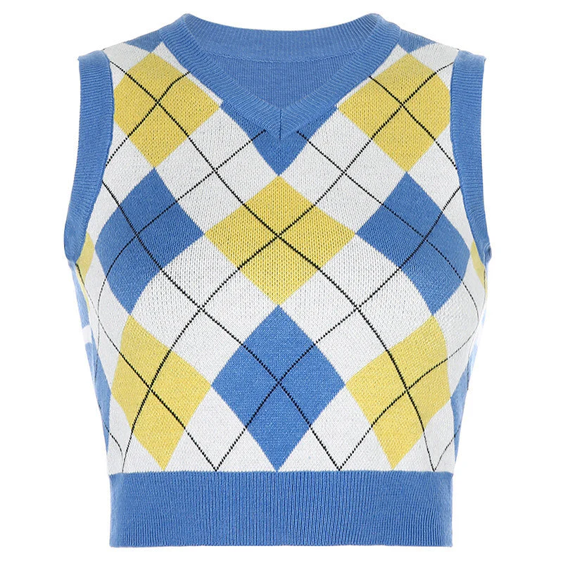 plaid stacking and outer sweater - Image 8