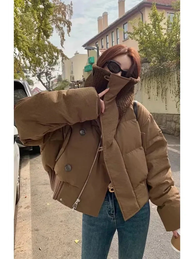 Zip Up Padded Short Jacket - Image 3