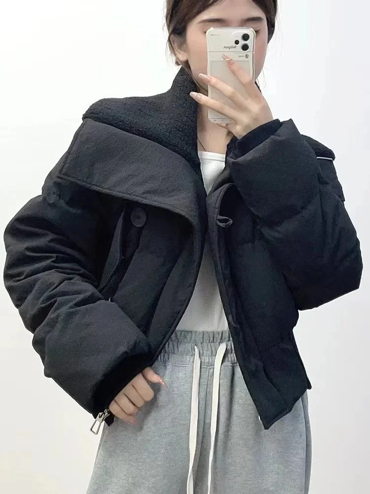Zip Up Padded Short Jacket - Image 4
