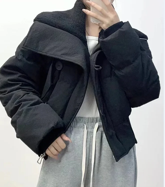 Zip Up Padded Short Jacket - Image 8