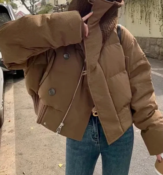 Zip Up Padded Short Jacket - Image 9