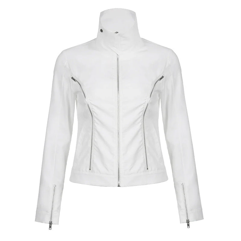 Zipper Detail Y2K Jacket - Image 7
